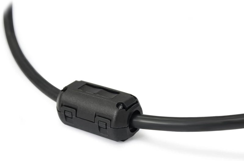 UU TOJOIN TOJOIN 10PCS Ferrite Bead Clip on Ferrite Core RFI EMI Noise Suppressor Ferrite Rings Cable Clip for Phone, TV, Speaker, USB Radio, Audio Equipment 3mm/5mm/7mm/9mm/13mm Inner Diameter Black，2 of each. - Image 4